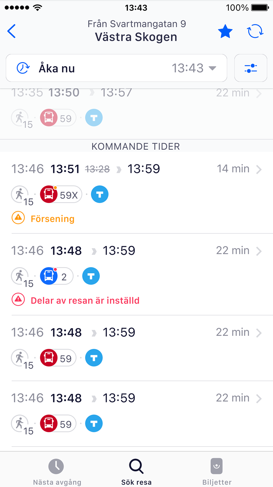 Sökresultatet – efter
