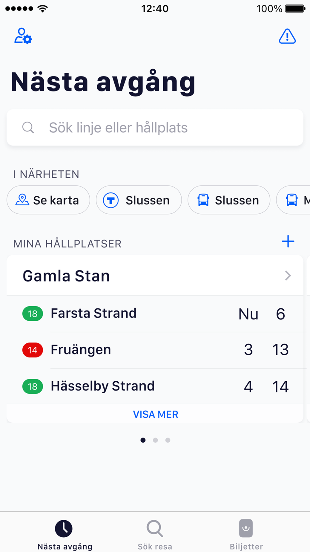 Nästa avgång – efter